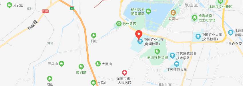 中国矿业大学学校地图