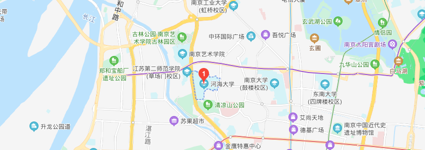 河海大学学校地图