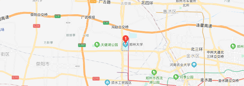 郑州大学学校地图