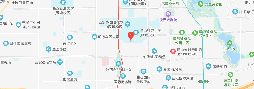 陕西师范大学学校地图