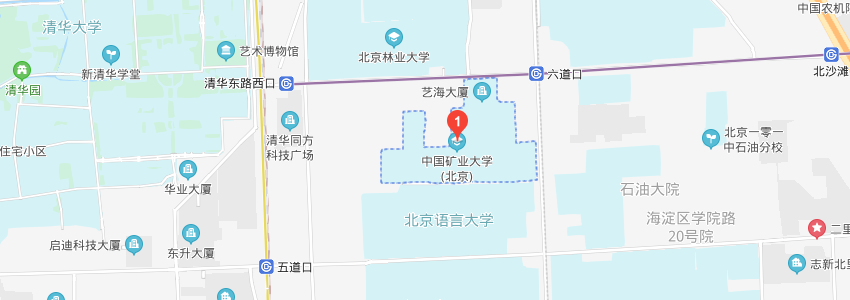 中国矿业大学(北京)学校地图