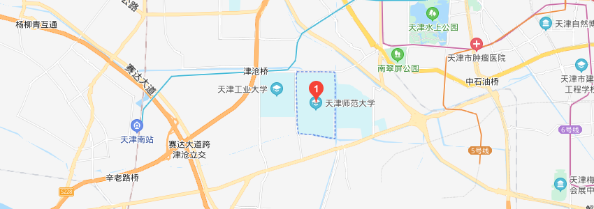 天津师范大学学校地图