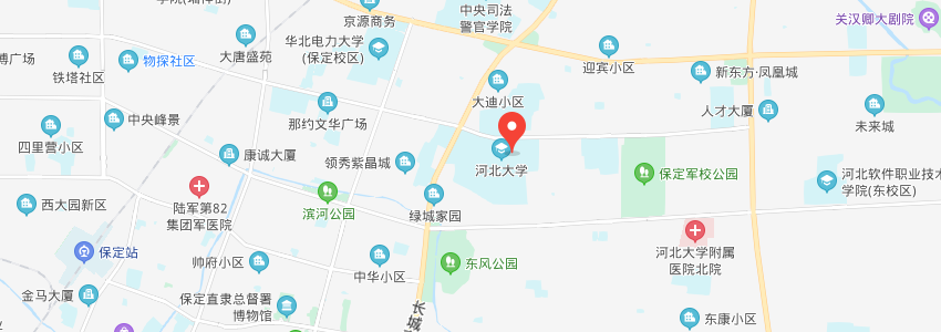 河北大学学校地图