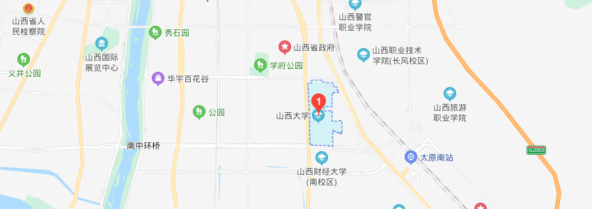 山西大学学校地图