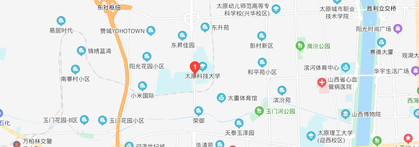 太原科技大学学校地图