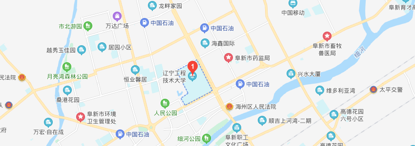 辽宁工程技术大学学校地图