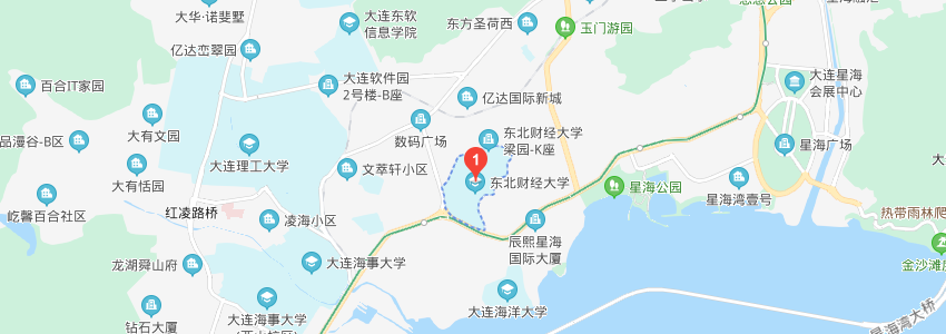 东北财经大学学校地图