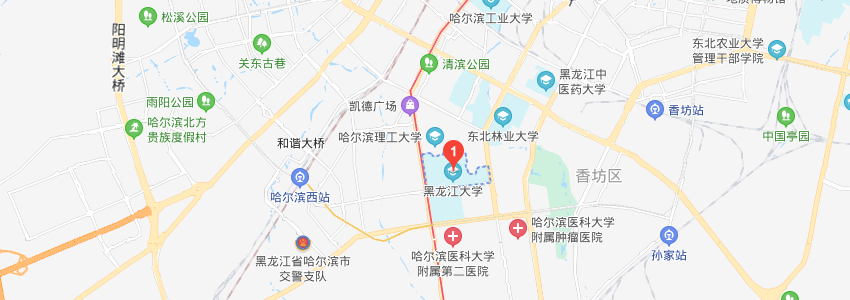 黑龙江大学学校地图