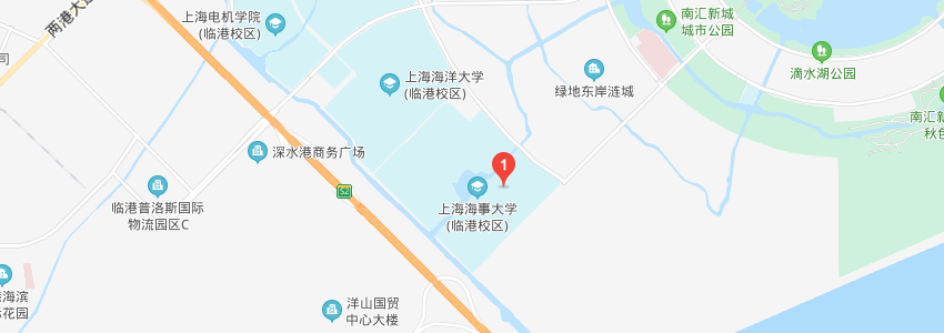 上海海事大学学校地图