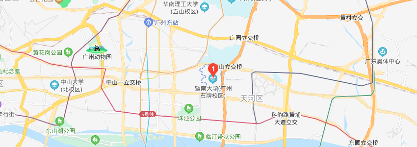 暨南大学学校地图