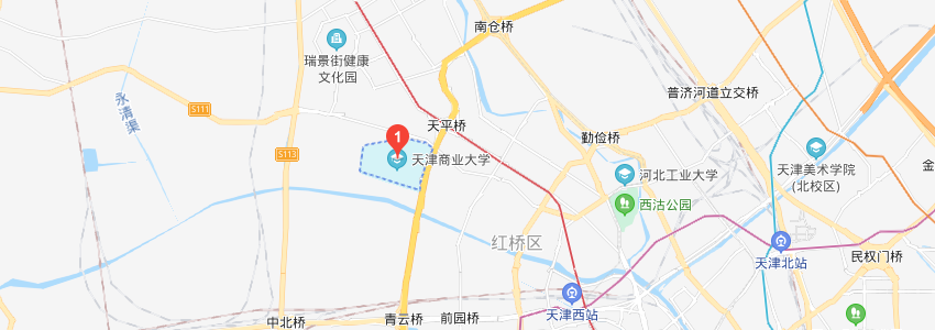 天津商业大学学校地图