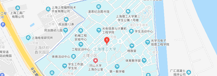 上海理工大学学校地图