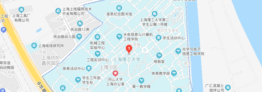 上海理工大学地图图片