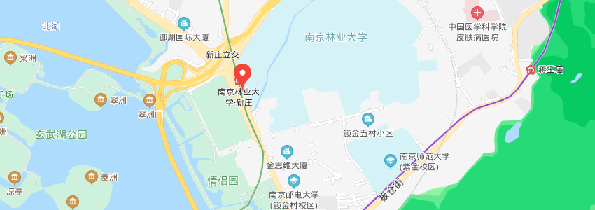 南京林业大学学校地图