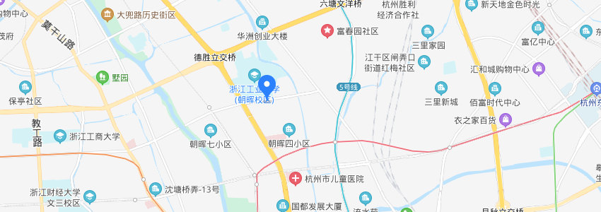 浙江工业大学学校地图