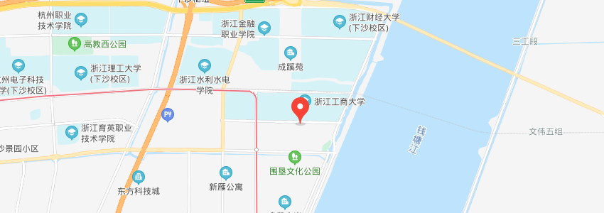 浙江工商大学学校地图
