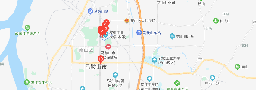 安徽工业大学学校地图