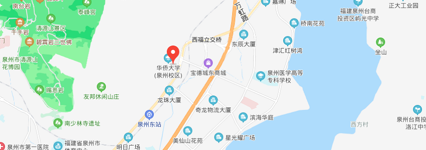 华侨大学学校地图