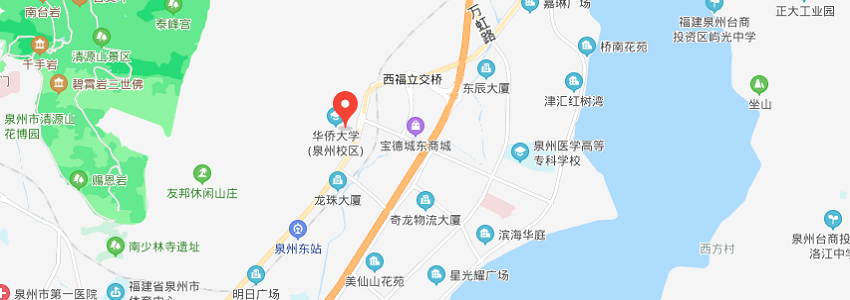 华侨大学地图泉州校区图片