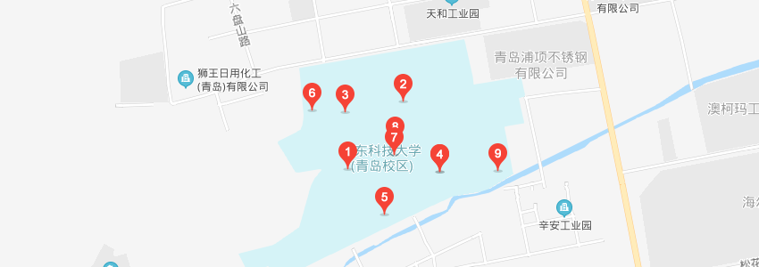 山东科技大学学校地图