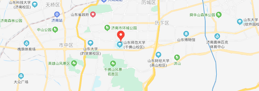 山东师范大学学校地图