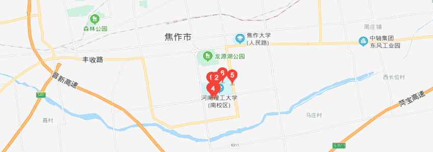 河南理工大学学校地图