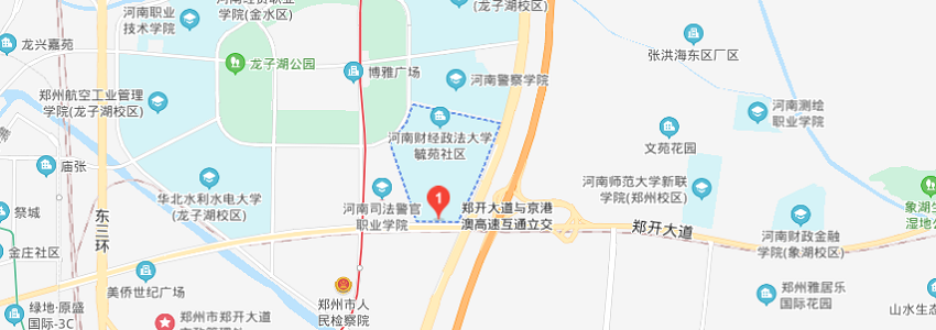 河南财经政法大学学校地图