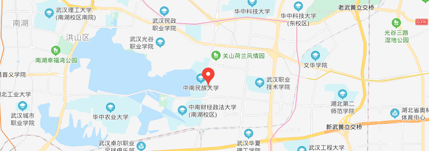 中南民族大学学校地图