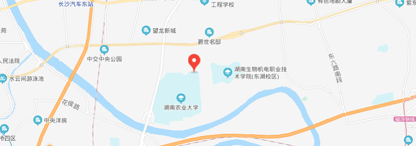 湖南农业大学学校地图