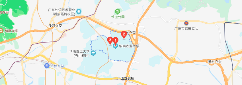 华南农业大学学校地图