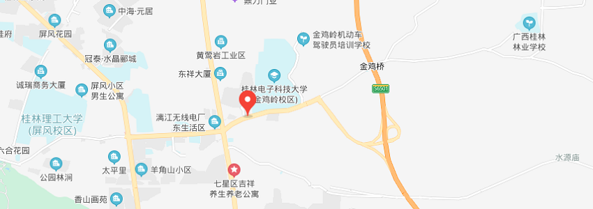 桂林电子科技大学学校地图