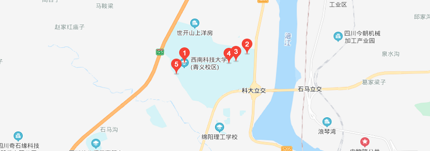 西南科技大学学校地图