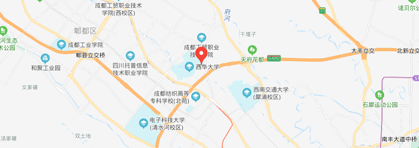 西华大学本部校内地图图片