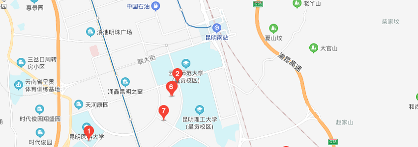 云南师范大学学校地图