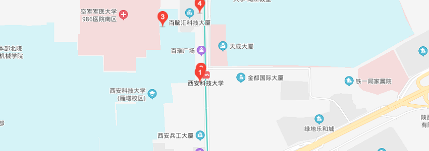 西安科技大学学校地图