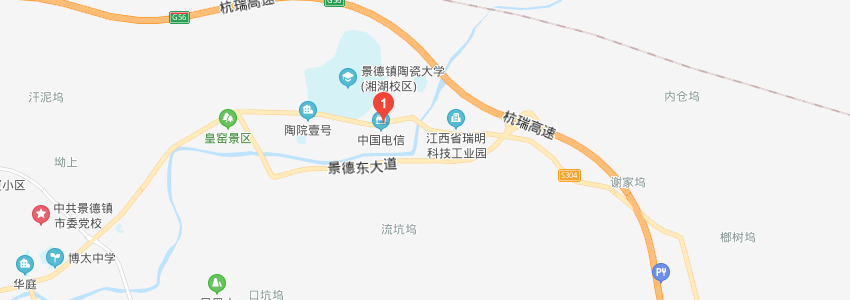 景德镇陶瓷大学学校地图