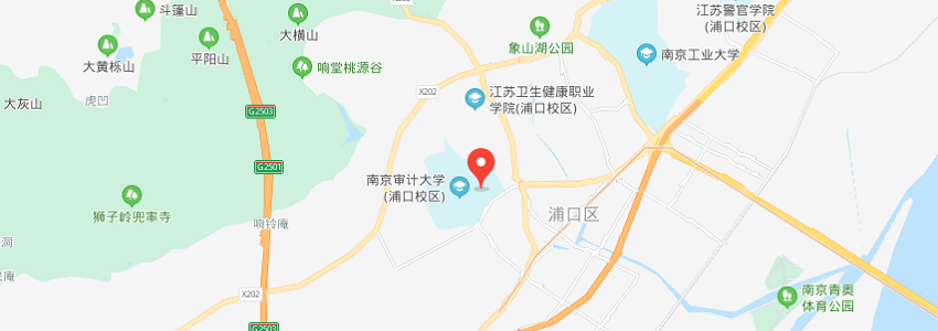 南京审计大学学校地图