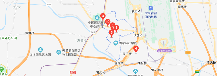 北京国家会计学院学校地图