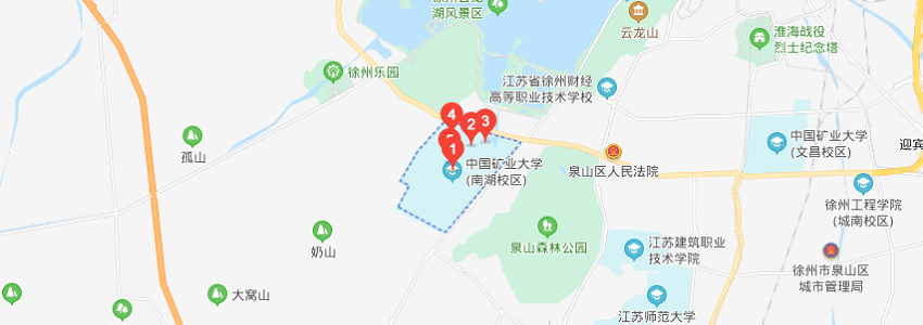 中国矿业大学(徐州)学校地图