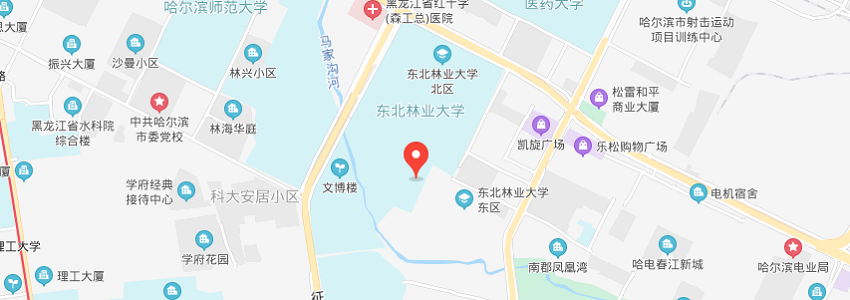 东北林业大学学校地图