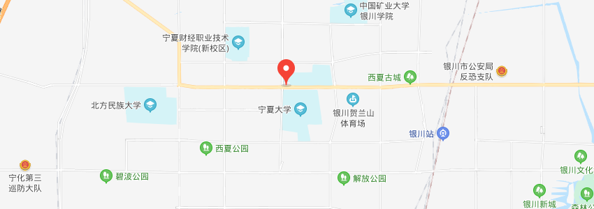 宁夏大学学校地图