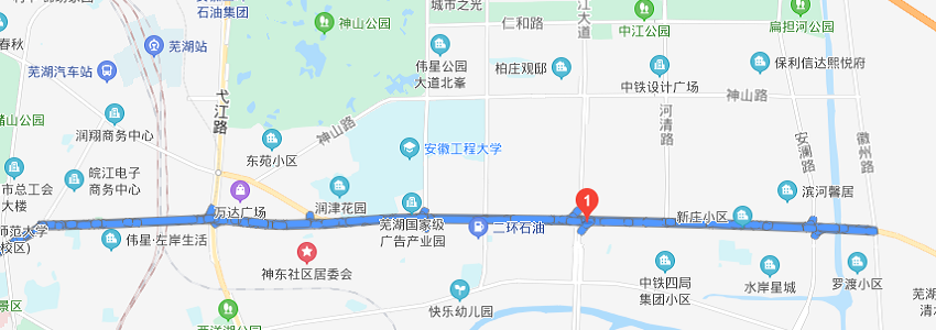 安徽工程大学学校地图