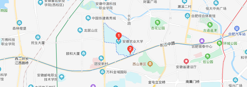 安徽农业大学学校地图