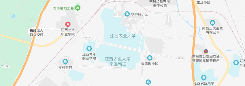 江西农业大学学校地图