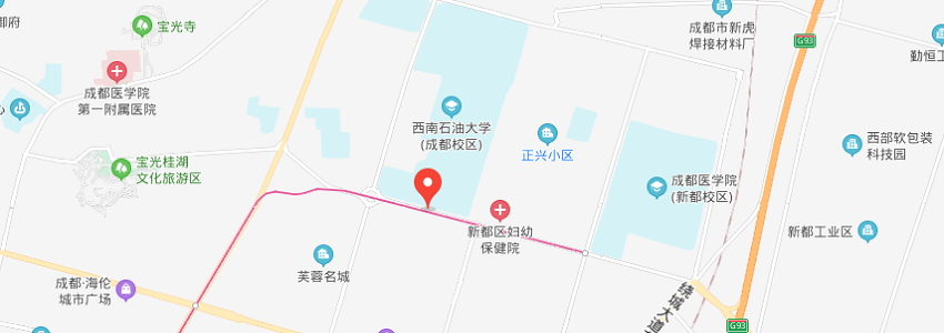 西南石油大学学校地图