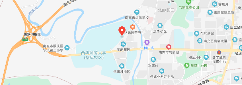 西华师范大学学校地图