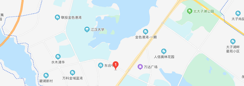 江汉大学地图 校内图片