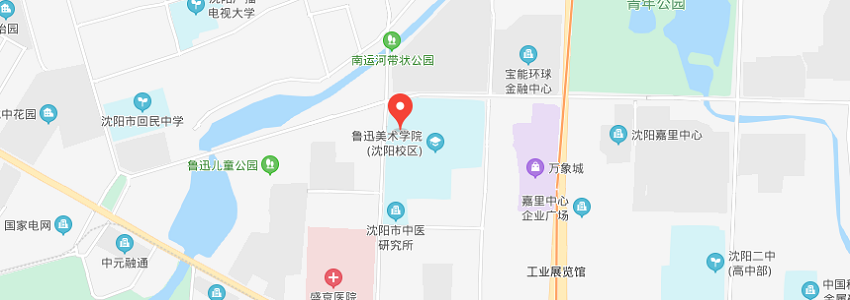 鲁迅美术学院学校地图