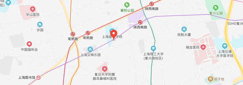 上海音乐学院学校地图