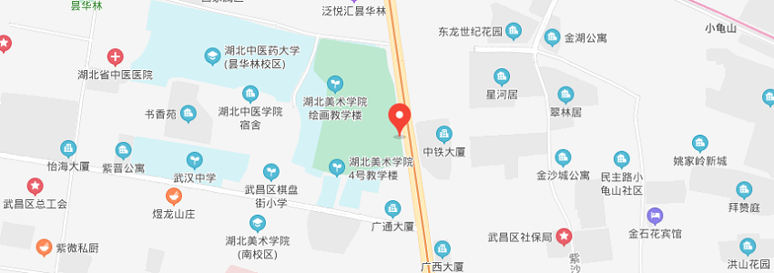 湖北美术学院学校地图